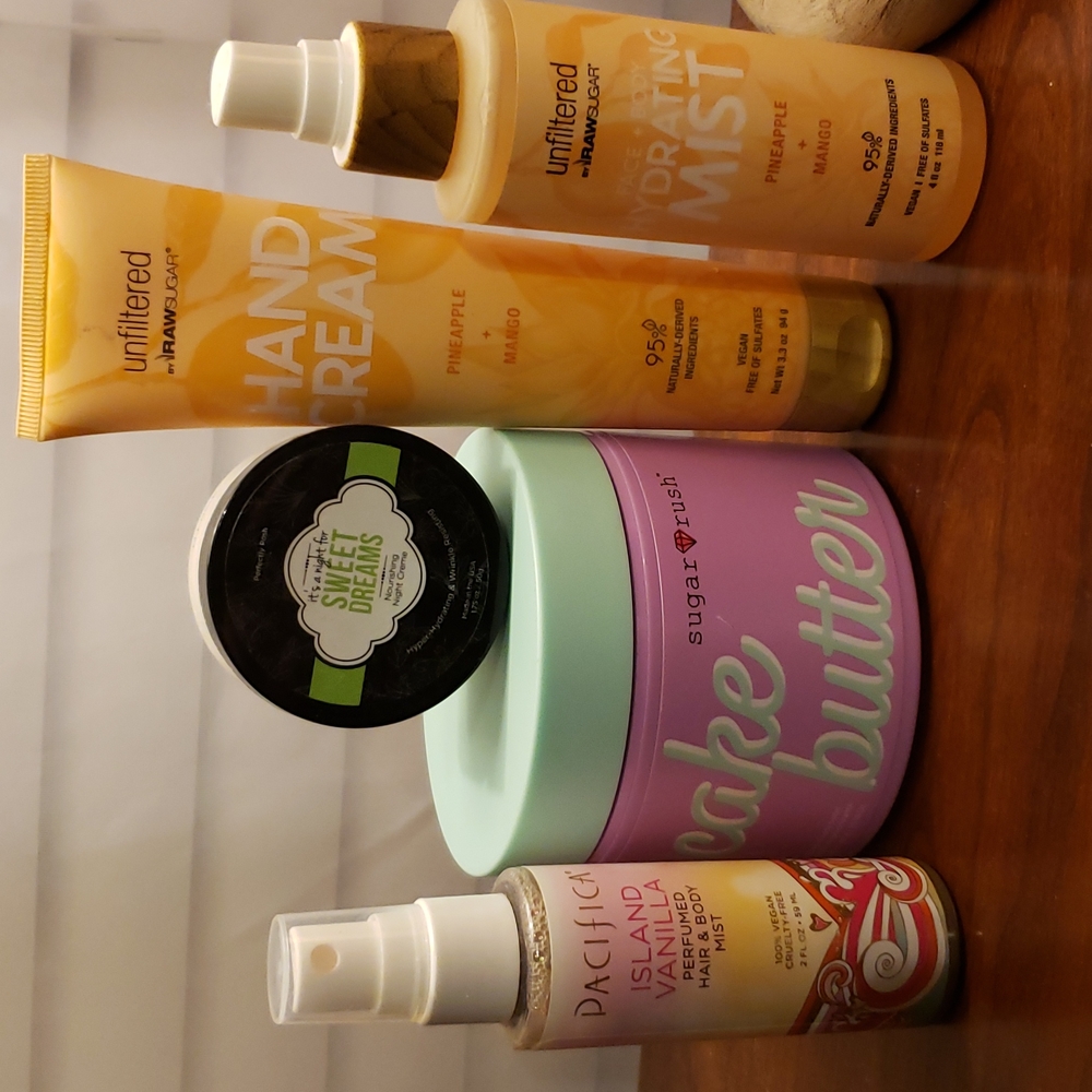 Bundle of Tarte, Perfectly Posh, Pacifica & Raw Sugar Beauty Products
